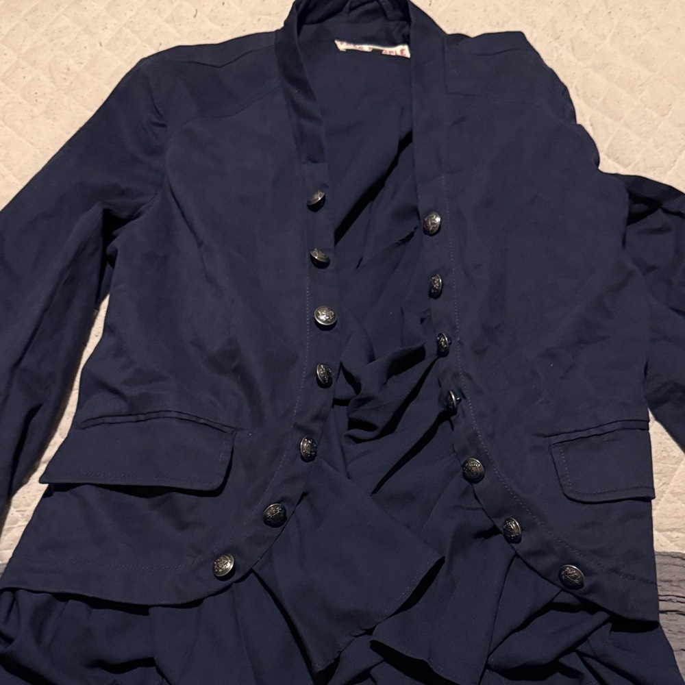 NWT Free People Elegant Navy Women's Jacket